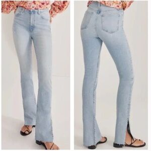 Favorite Daughter Super High Rise Cigarette Side Split Tower Jeans Size 29